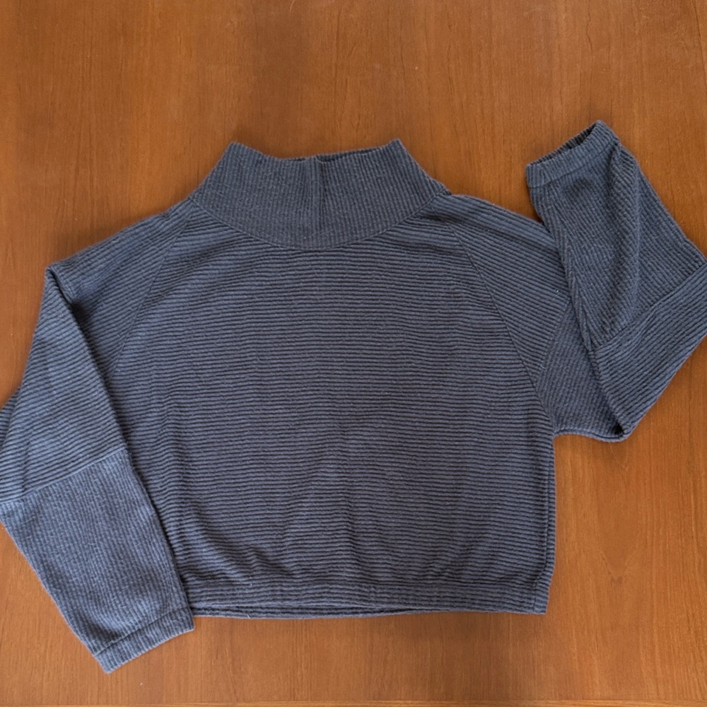 Prana gray Olivia long sleeve knit sweater women’s size M